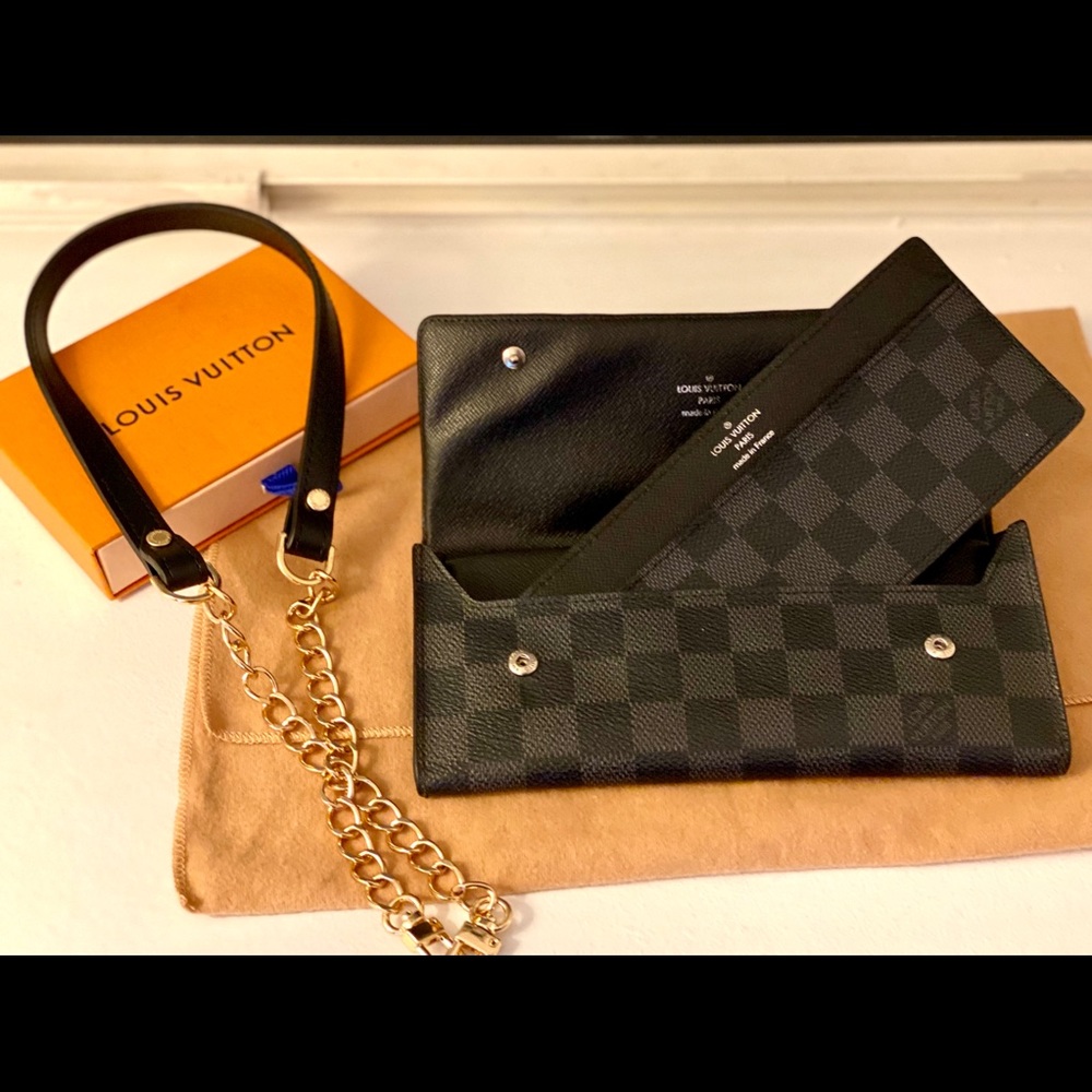 ❌SOLD❌ LV Damier Graphite Long Wallet + Insert - Picture 3 of 9
